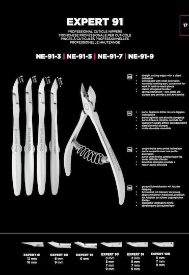 Staleks Nägel Doppelte Feder mit Klingenstärke 12mm
