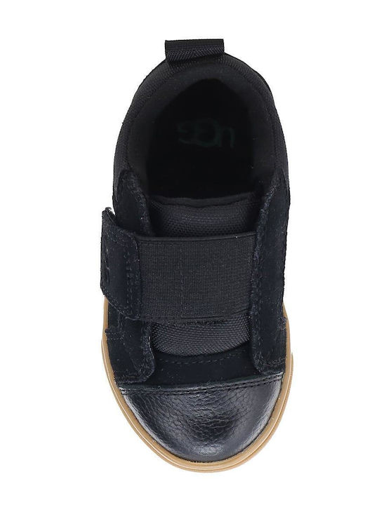 Rennon Low Kids Sneakers with Scratch Black