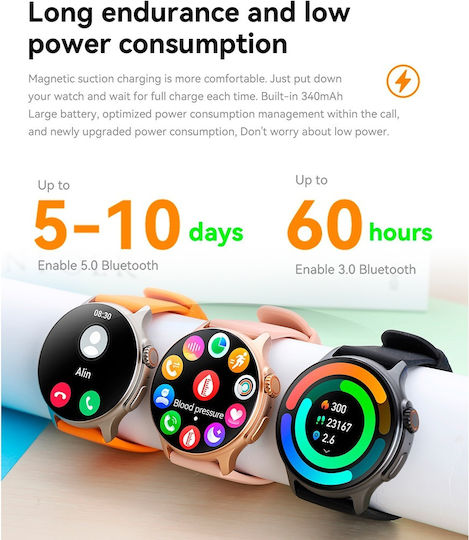 Aoke K58 Smartwatch (Orange)