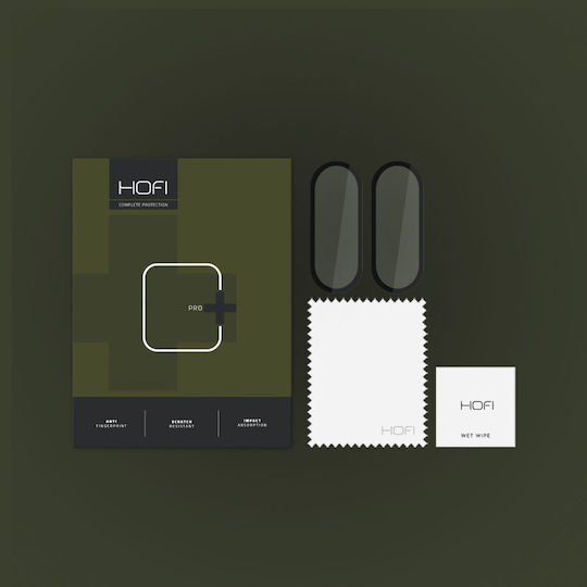 Hofi Hybrid PRO+ 2-Pack Tempered Glass για το Smart Band 8 / 8 NFC 2τμχ Black