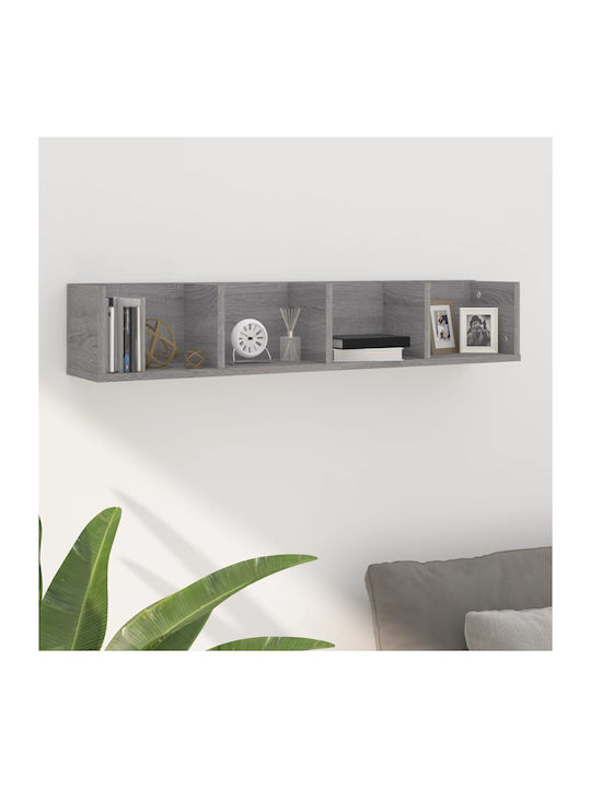 Shelf Wall Grey Sonoma 100x18x18cm