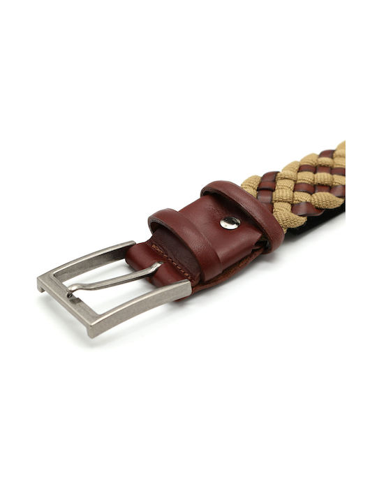 Bergman Men's Leather Belt Burgundy