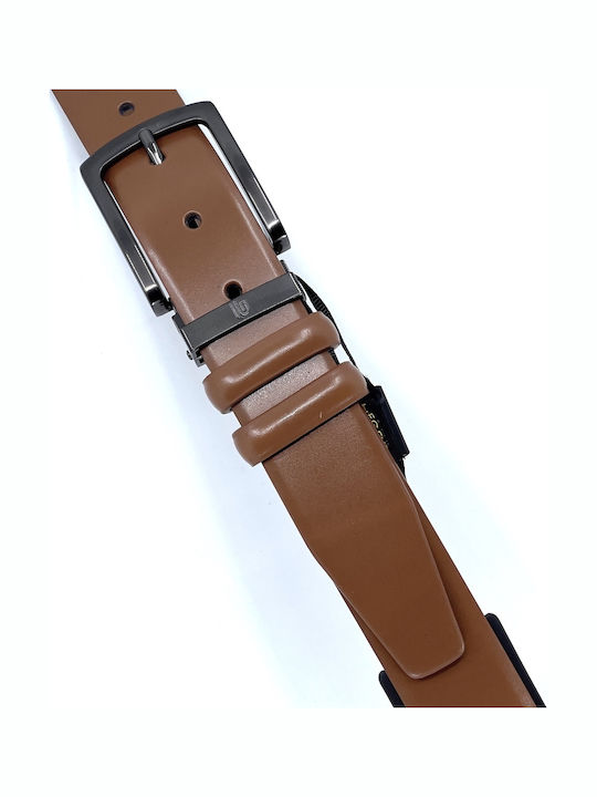 Ανδρική Ζώνη Δερμάτινη Tan Leather
