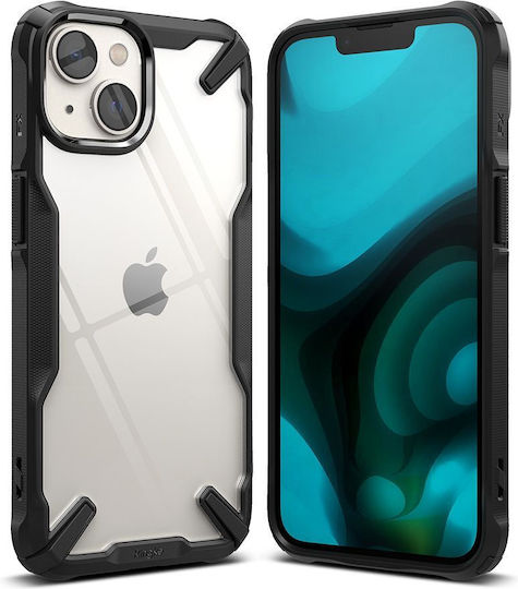 Ringke Fusion X Back Cover Σιλικόνης Μαύρο (iPhone 14 Plus)