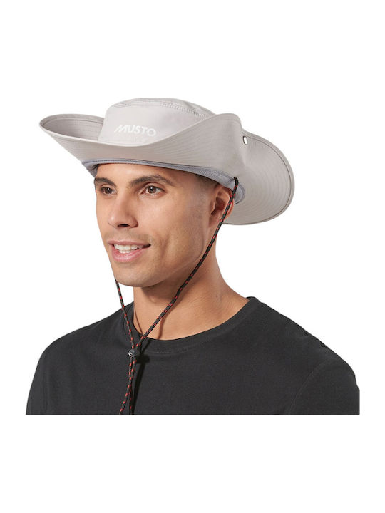 Musto Evolution Fast Dry Brimmed Textil Pălărie pentru Bărbați Stil Bucket Platinum