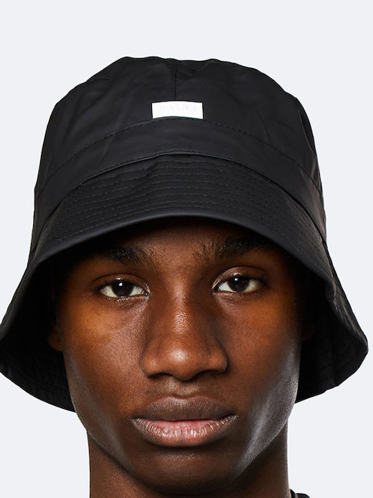 Rains Herren-Hut Bucket-Stil Schwarz