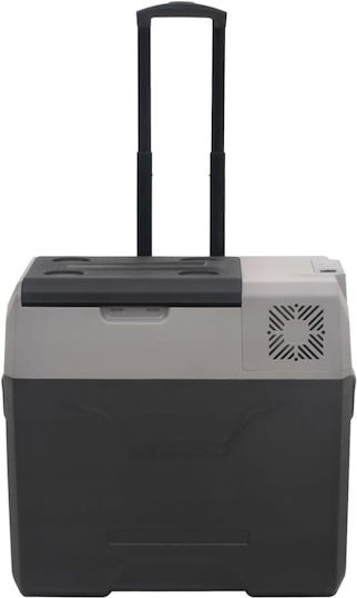 vidaXL Φορητό Ψυγείο 50lt Μαύρο