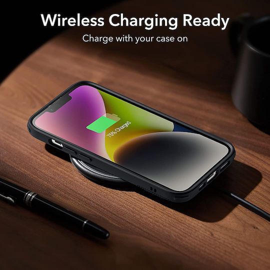 ESR Air Shield Boost Umschlag Rückseite Silikon Schwarz (iPhone 14 Plus)