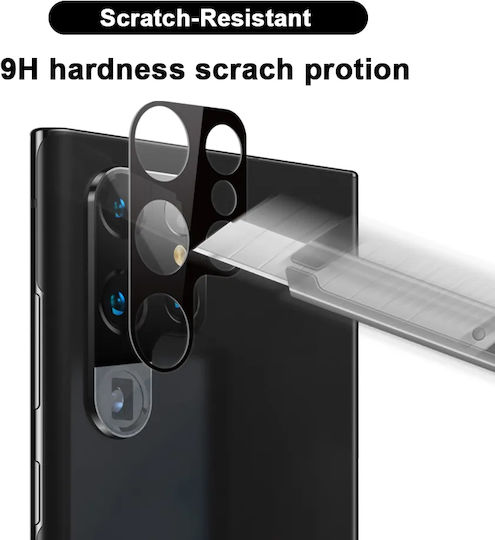 Techsuit Full Προστασία Κάμερας Tempered Glass Μαύρο για το Galaxy S23 Ultra