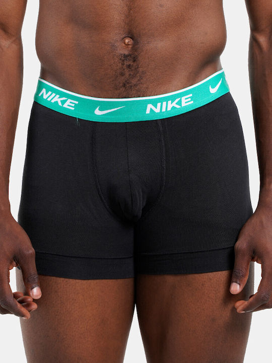 Nike Everyday Trunk Мъжки боксерки Синьо/синьо/тюркоазено 3Опаковка