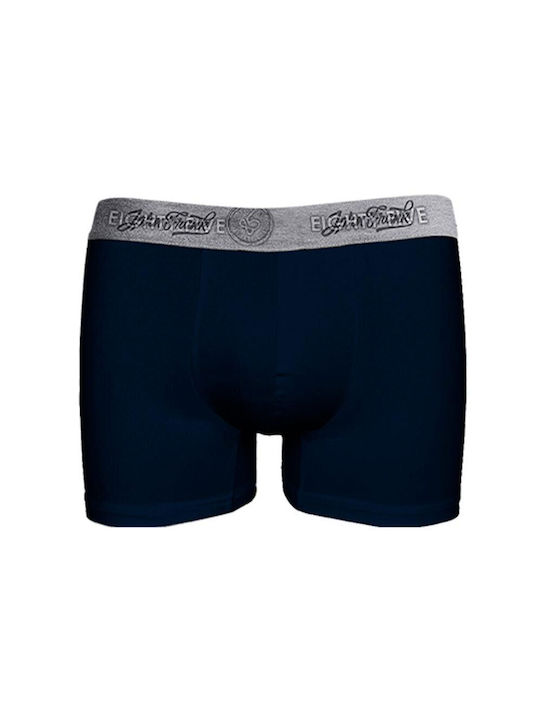 Eighty Five Herren Boxershorts Blau mit Mustern 2Packung