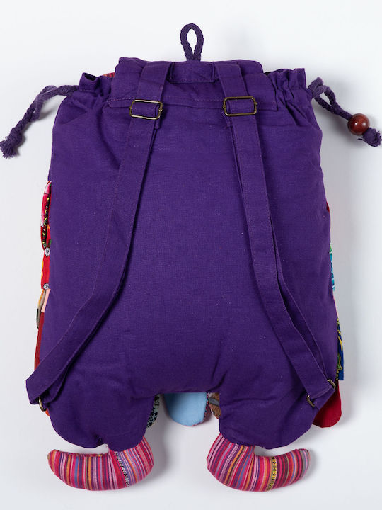 Silk Fashion Bufniță Geantă pentru Copii Rucsacuri Violet 30buccm.