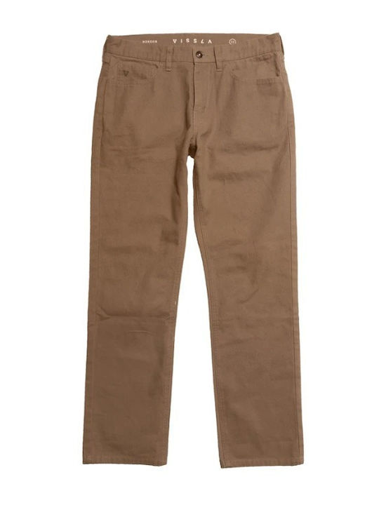 VISSLA BORDER CANVAS 5 BRAUNE HOSE