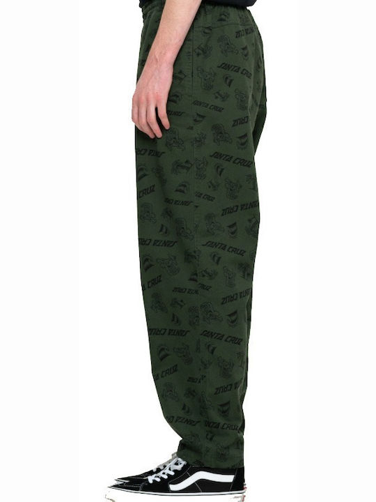 SANTA CRUZ UNITE CEDAR BEACH BUM PANTS GREEN