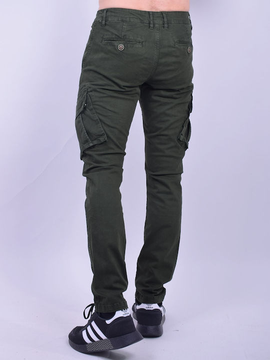 Tony Backer PA4818 Men's Trousers Cargo Khaki