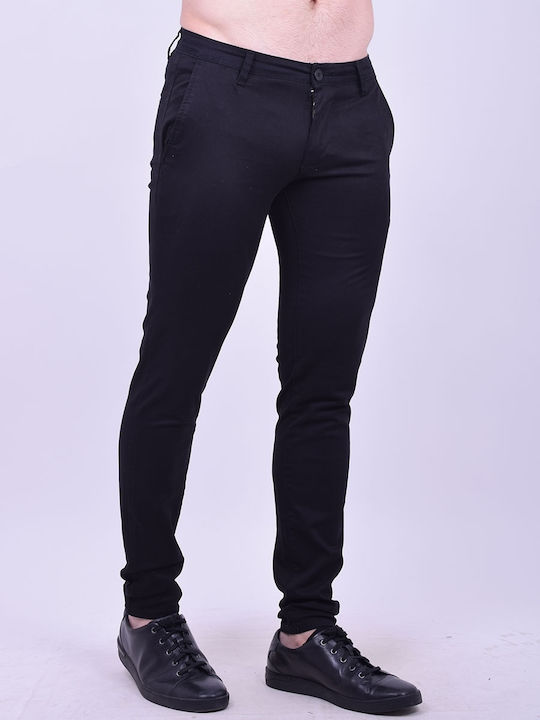 PA542 Παντελόνι Chino Μαύρο