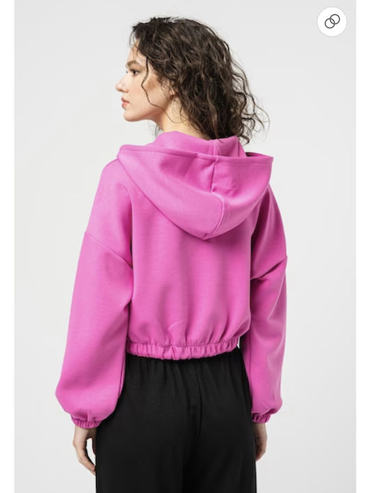 Only Jachetă de damă cu Fermoar în Fuchsia Culoare