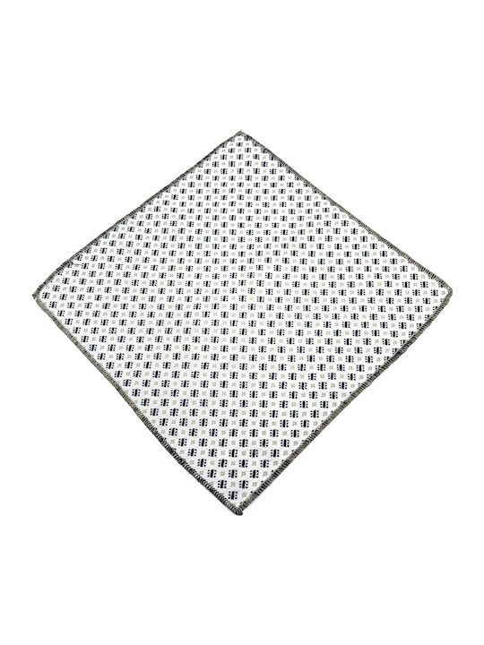 Legend Accessories Σετ Ανδρικής Γραβάτας με Σχέδια σε Ασημί Χρώμα
