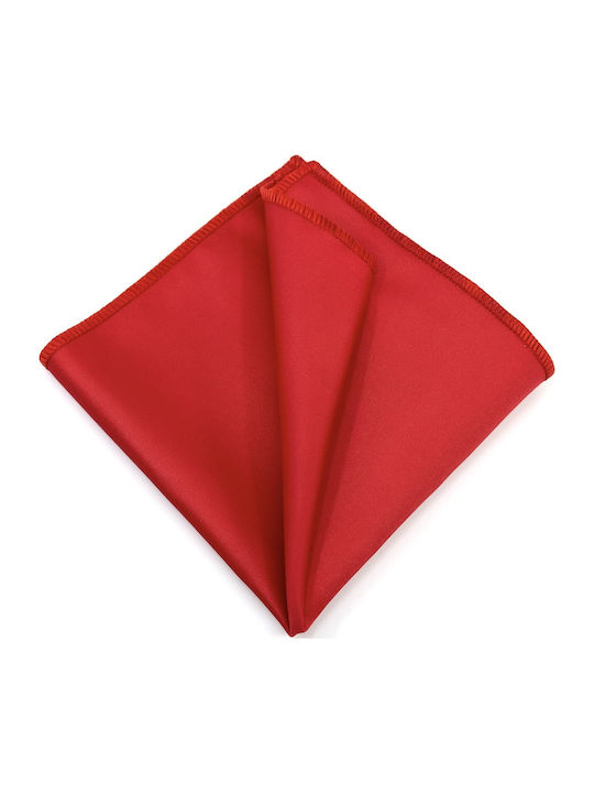 Legend Accessories Σετ Ανδρικής Γραβάτας Μονόχρωμη σε Κόκκινο Χρώμα