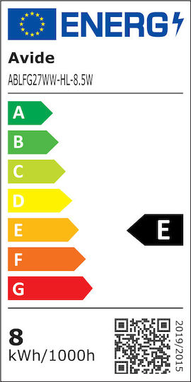 Avide ABLFG27WW-HL-8.5W LED Bulb 8.5W 108mm for Socket E27 and Shape A60 Warm White 1055lm