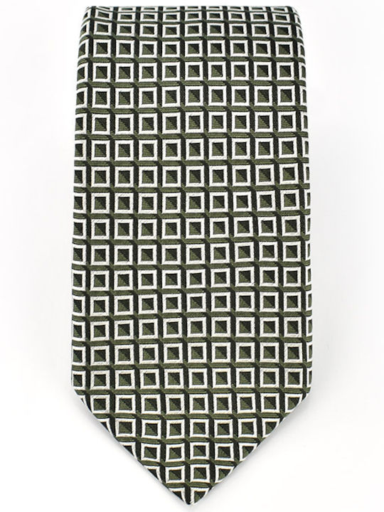 Hugo Boss Herren Krawatte Seide Gedruckt in Khaki Farbe