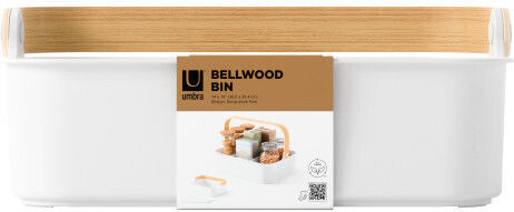 Umbra Suport De Masă Bellwood Din Plastic 35x26x13cm Albă
