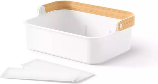 Umbra Suport De Masă Bellwood Din Plastic 35x26x13cm Albă