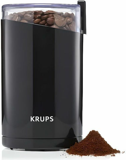Krups Electric Coffee Grinder 200W for 85gr Beans Black
