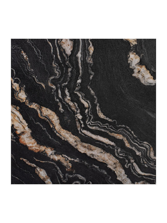 Freebox Square Table Surface Werzalit Black Gold 60x60cm FB95229.15 1pcs