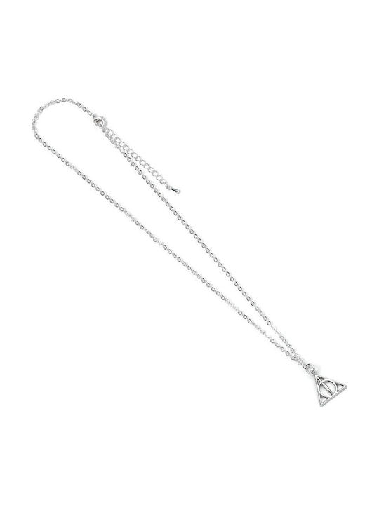 The Carat Shop Harry Potter Deathly Hallows Necklace Talisman Made of Silver The Carat Shop Harry Potter Deathly Hallows Necklace Talisman Made of Silver