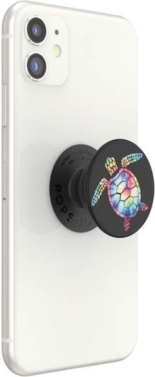 PopSockets PopGrip Κινητού Psychedelic Turtle