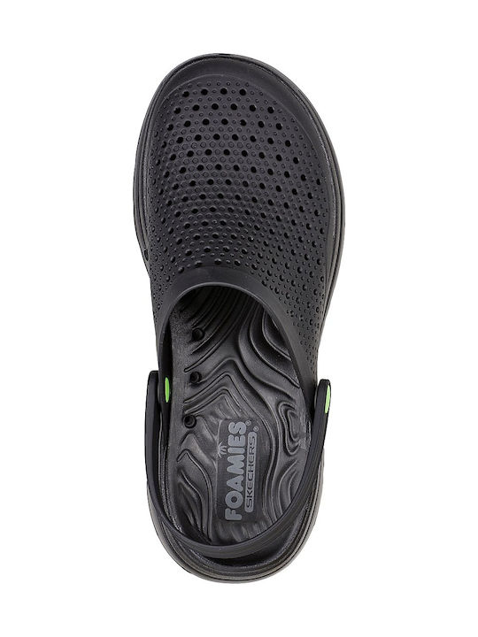 Skechers Go Walk 5 Key Pastime Anatomic Clogs Black