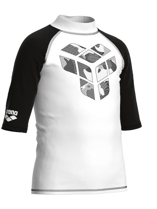 Arena Costum de baie pentru copii Rashguard Albă