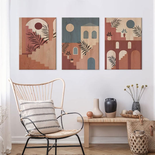 Ango Πίνακας Ξύλινος 42x30 cm