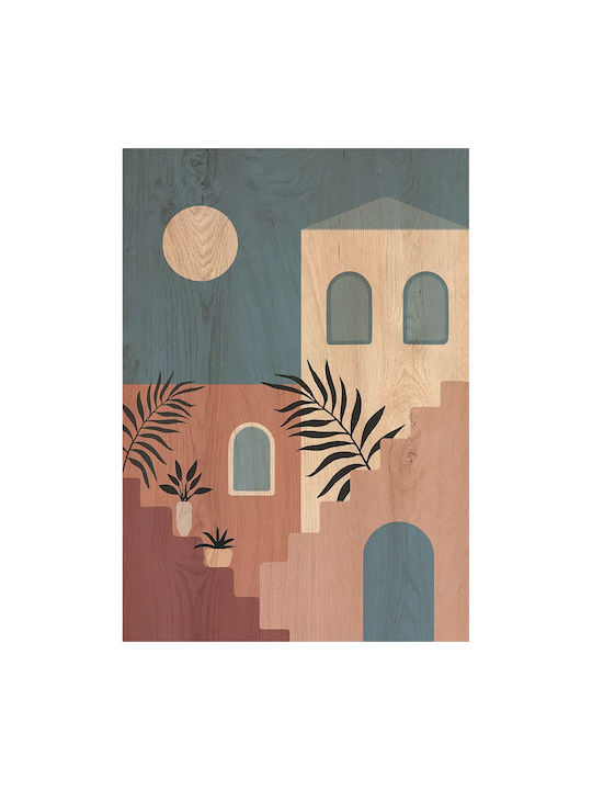 Ango Πίνακας Ξύλινος 42x30cm