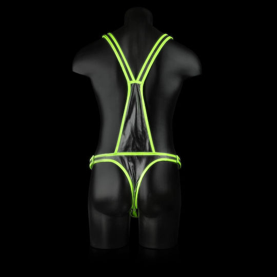 Shots Glow In The Dark Harness Body Πράσινο