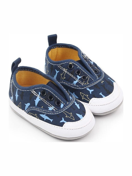Childrenland Βρεφικά Sneakers Αγκαλιάς Μπλε