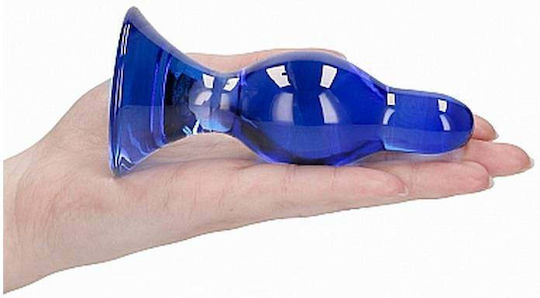 Shots Chrystalino Classy Glass Anal Plug Blue