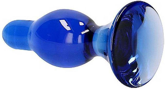 Shots Chrystalino Classy Glass Anal Plug Blue