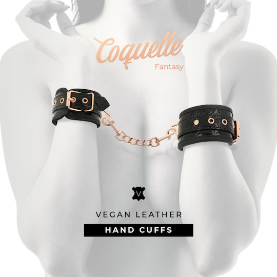 Dream Love Coquette Fantasy BegMe Χειροπέδες Premium Handcuffs σε Μαύρο Χρώμα
