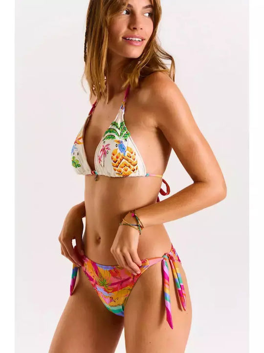 Banana Moon Triangle Bikini Top Multicolour