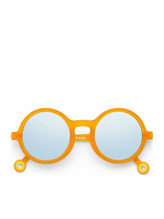 Olivio & Co Round Kids Sunglasses with Polarized Lenses Starfish Orange for 3-12 Years