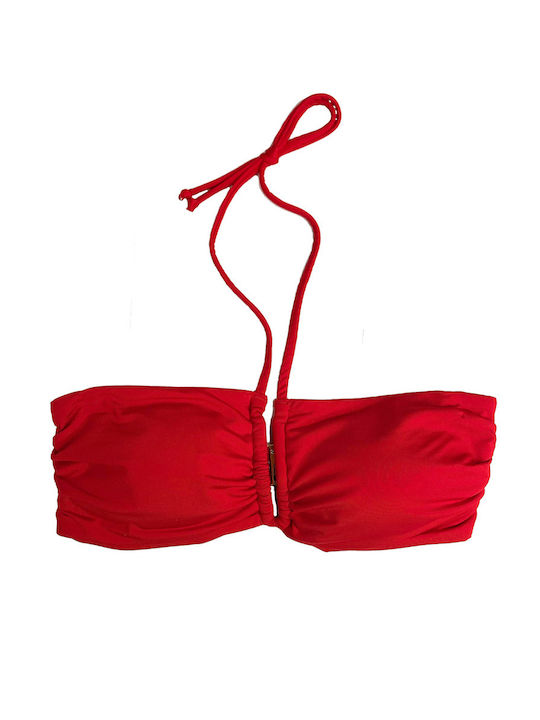 Blu4u Strapless Bikini Red