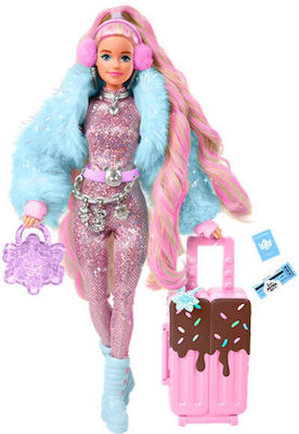 Barbie Κούκλα Extra Fly Χιόνι για 3+ Ετών