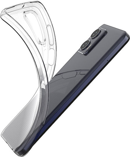 Hurtel Umschlag Rückseite Silikon 0.5mm Transparent (Moto G73)