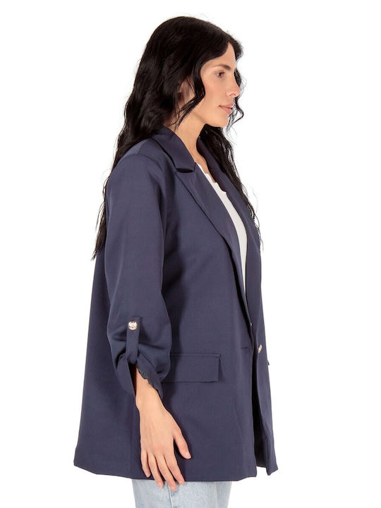 Silia D Women's Blazer Navy Blue