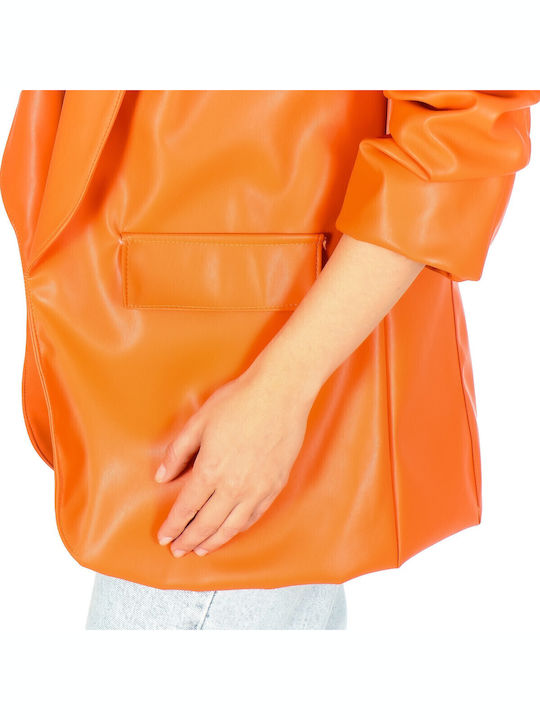 Silia D Women's Blazer Orange