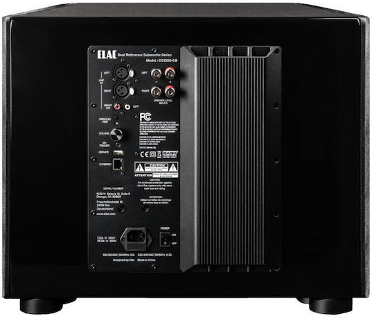 Elac DS1200 DS1200 Ασύρματο Αυτοενισχυόμενο Subwoofer με Ηχείο 12" 1200W Μαύρο