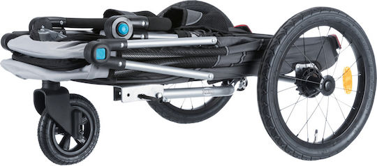 Trixie Waterproof Dog/Cat Carrying Gray Bicycle Trailer L58xW93xH74cm