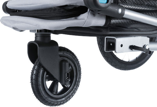 Trixie Waterproof Dog/Cat Carrying Gray Bicycle Trailer L63xW95xH90cm